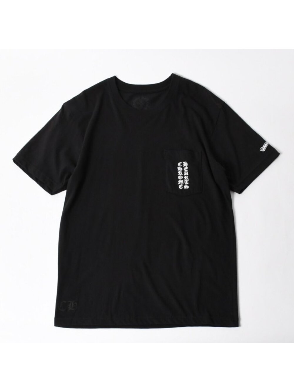 Chrome Hearts Osaka Limited Logo Pocket T-Shirt Short Sleeve Cotton Black